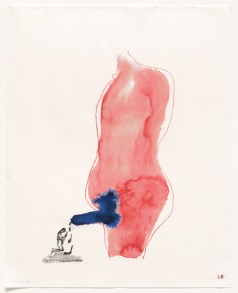 Louise Bourgeois with Tracey Emin. I Held Your Sperm and Cried, no. 7 of 16, from the series, Do Not Abandon Me. 2009-2010