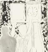 Louise Bourgeois. Untitled, plate 4 of 14, from the portfolio, Autobiographical Series. 1994