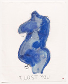 Louise Bourgeois with Tracey Emin. I Lost You, no. 9 of 16, from the series, Do Not Abandon Me. 2009-2010