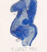Louise Bourgeois with Tracey Emin. I Lost You, no. 9 of 16, from the series, Do Not Abandon Me. 2009-2010
