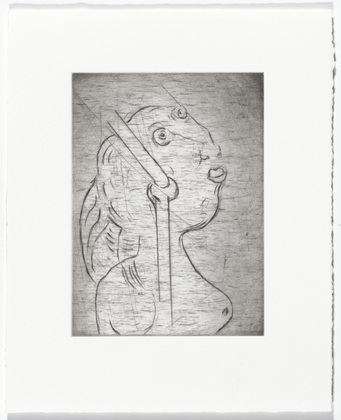 Louise Bourgeois. Untitled, plate 7 of 9, from the portfolio, The View from the Bottom of the Well. 1996