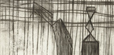 Louise Bourgeois. Plate 9 of 9, from the illustrated book, He Disappeared into Complete Silence. 1946-1947