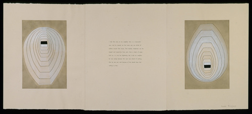 Louise Bourgeois. Untitled, no. 7 of 8, from the puritan: triptych set #11 of 12. 1990-1997