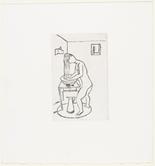 Louise Bourgeois. Untitled, plate 9 of 14, from the portfolio, Autobiographical Series. 1993