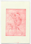 Louise Bourgeois. Untitled, plate 7 of 9, from the portfolio, The View from the Bottom of the Well. 1995