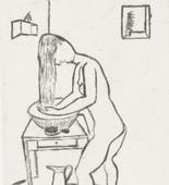 Louise Bourgeois. Untitled, plate 9 of 14, from the portfolio, Autobiographical Series. 1993