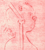 Louise Bourgeois. Untitled, plate 7 of 9, from the portfolio, The View from the Bottom of the Well. 1995
