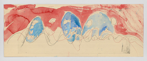 Louise Bourgeois. Untitled, no. 9 of 12, from the series, Twelve Works on Paper. 2007-2008