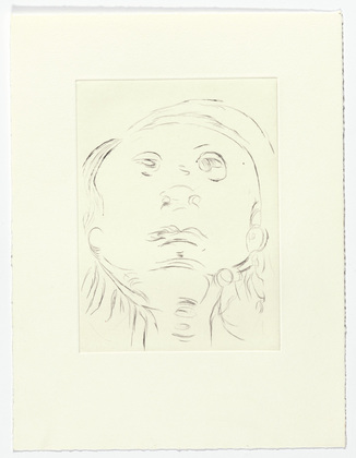 Louise Bourgeois. Untitled, plate 4 of 9, from the portfolio, The View from the Bottom of the Well. 1995