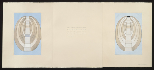 Louise Bourgeois. Untitled, no. 8 of 8, from the puritan: triptych set #4 of 12. 1990-1997