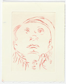 Louise Bourgeois. Untitled, plate 4 of 9, from the portfolio, The View from the Bottom of the Well. 1995