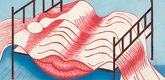 Louise Bourgeois. Le Lit, Gros &Eacute;dredon, Bleu. 1997