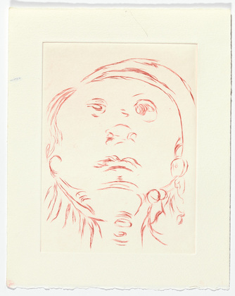 Louise Bourgeois. Untitled, plate 4 of 9, from the portfolio, The View from the Bottom of the Well. 1995