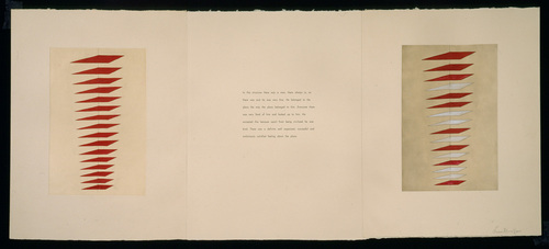 Louise Bourgeois. Untitled, no. 4 of 8, from the puritan: triptych set #11 of 12. 1990-1997