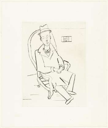 Louise Bourgeois. Untitled, plate 13 of 14, from the portfolio, Autobiographical Series. 1993