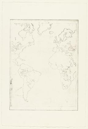 Louise Bourgeois. Map of the Western Hemisphere. 1995