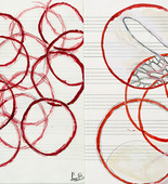 Louise Bourgeois. Untitled drawing, in Nothing to Remember (set 1), from the series of folio sets (1-6). 2004-2006