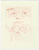 Louise Bourgeois. Untitled, plate 5 of 9, from the portfolio, The View from the Bottom of the Well. 1995