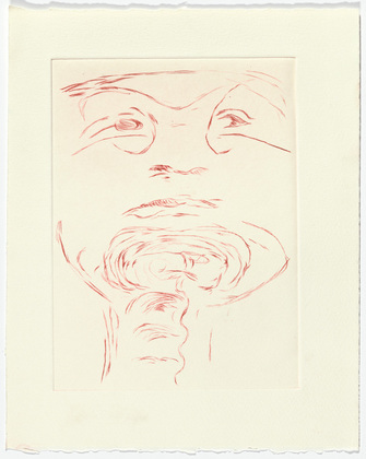 Louise Bourgeois. Untitled, plate 5 of 9, from the portfolio, The View from the Bottom of the Well. 1995