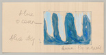 Louise Bourgeois. Blue Ocean Blue Sky. 2009