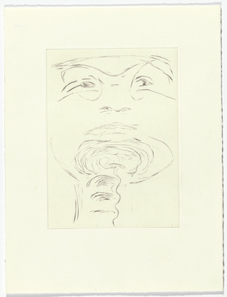 Louise Bourgeois. Untitled, plate 5 of 9, from the portfolio, The View from the Bottom of the Well. 1995