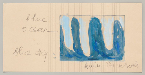 Louise Bourgeois. Blue Ocean Blue Sky. 2009