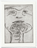 Louise Bourgeois. Untitled, plate 5 of 9, from the portfolio, The View from the Bottom of the Well. 1995