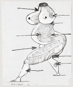 Louise Bourgeois. Untitled (Study for Sainte S&eacute;bastienne). 1990-1993