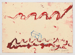 Louise Bourgeois. Ma Maison Bleue (recto). 2008