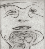 Louise Bourgeois. Untitled, plate 5 of 9, from the portfolio, The View from the Bottom of the Well. 1995