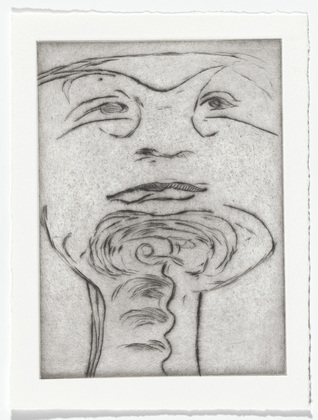 Louise Bourgeois. Untitled, plate 5 of 9, from the portfolio, The View from the Bottom of the Well. 1995