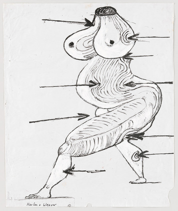 Louise Bourgeois. Untitled (Study for Sainte S&eacute;bastienne). 1990-1993