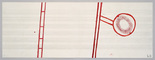 Louise Bourgeois. Untitled drawing, in Nothing to Remember (set 1), from the series of folio sets (1-6). 2004-2006