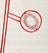 Louise Bourgeois. Untitled drawing, in Nothing to Remember (set 1), from the series of folio sets (1-6). 2004-2006