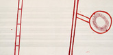 Louise Bourgeois. Untitled drawing, in Nothing to Remember (set 1), from the series of folio sets (1-6). 2004-2006