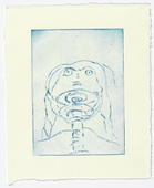 Louise Bourgeois. Untitled, plate 3 of 9, from the portfolio, The View from the Bottom of the Well. 1995