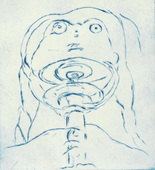 Louise Bourgeois. Untitled, plate 3 of 9, from the portfolio, The View from the Bottom of the Well. 1995