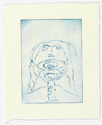 Louise Bourgeois. Untitled, plate 3 of 9, from the portfolio, The View from the Bottom of the Well. 1995