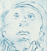 Louise Bourgeois. Untitled, plate 4 of 9, from the portfolio, The View from the Bottom of the Well. 1995