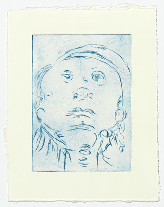 Louise Bourgeois. Untitled, plate 4 of 9, from the portfolio, The View from the Bottom of the Well. 1995