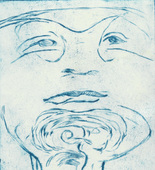 Louise Bourgeois. Untitled, plate 5 of 9, from the portfolio, The View from the Bottom of the Well. 1995