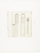Louise Bourgeois. Atlantic Avenue No 2: Transparent Houses. c. 1990
