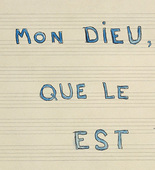 Louise Bourgeois. Mon Dieu, Mon Dieu, Que le Silence Est Beau. 2006