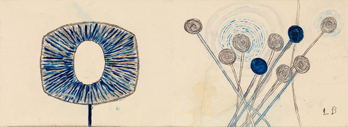 Louise Bourgeois. Untitled, no. 13, in Nothing to Remember (set 4), from the series of folio sets (1-6). 2004-2006