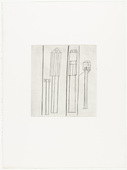 Louise Bourgeois. Atlantic Avenue No 2: Transparent Houses. c. 1990