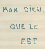Louise Bourgeois. Mon Dieu, Mon Dieu, Que le Silence Est Beau. 2006