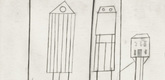 Louise Bourgeois. Atlantic Avenue No 2: Transparent Houses. c. 1990