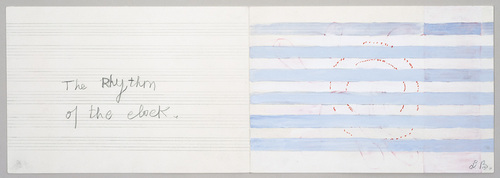 Louise Bourgeois. Untitled drawing, in Nothing to Remember (set 1), from the series of folio sets (1-6). 2004-2006