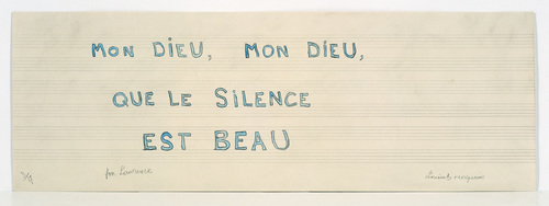 Louise Bourgeois. Mon Dieu, Mon Dieu, Que le Silence Est Beau. 2006