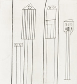 Louise Bourgeois. Atlantic Avenue No 2: Transparent Houses. c. 1990